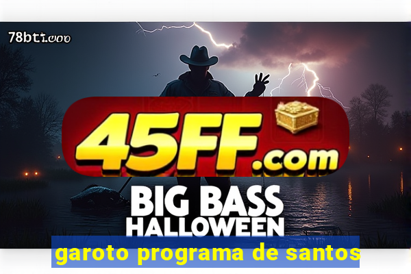 garoto programa de santos